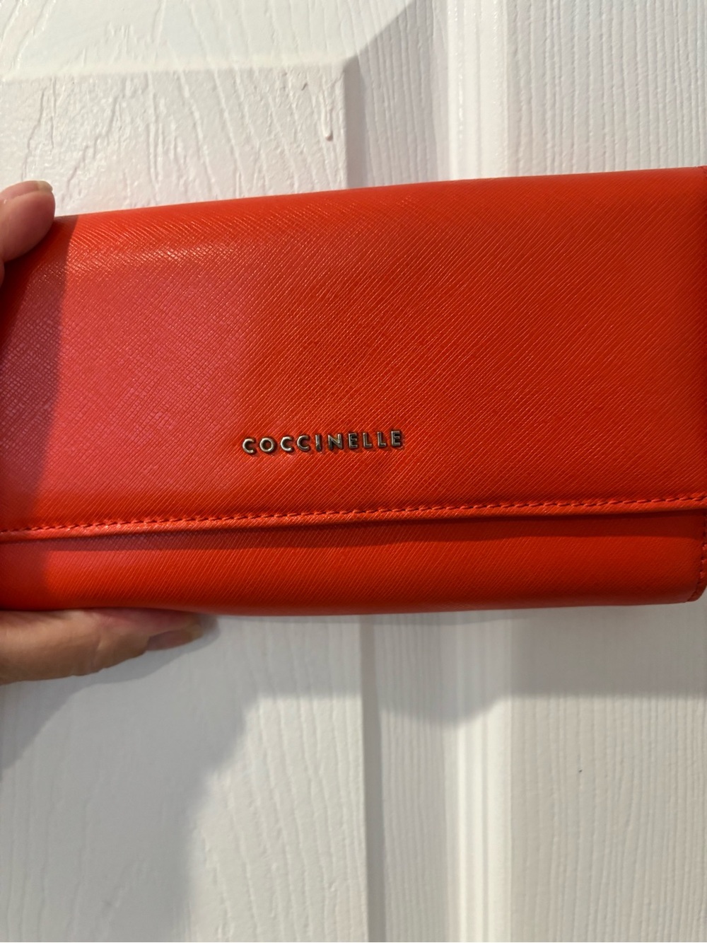 Orange Leather Coccinelle Wallet